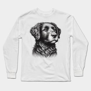 Dog black Long Sleeve T-Shirt